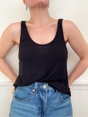 FARM Rio Versatile Black Scoop Neck Tank Top - Women